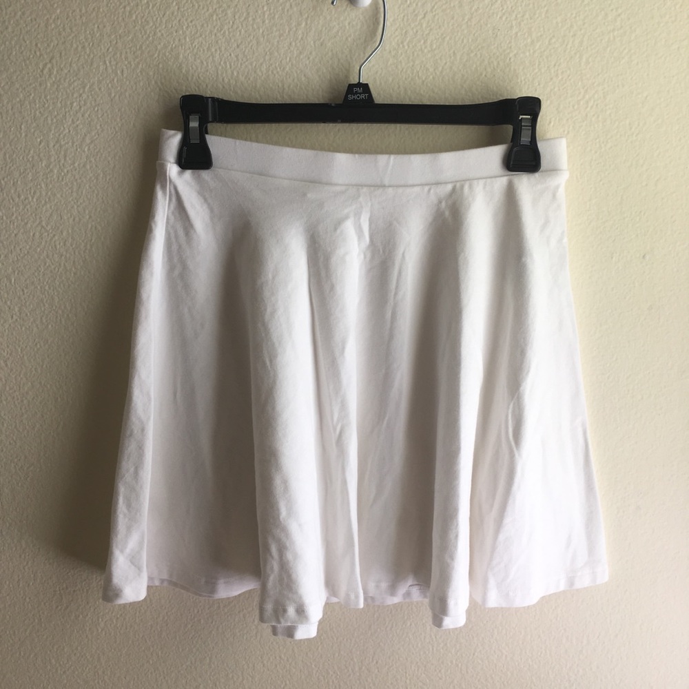 White Skater Skirt